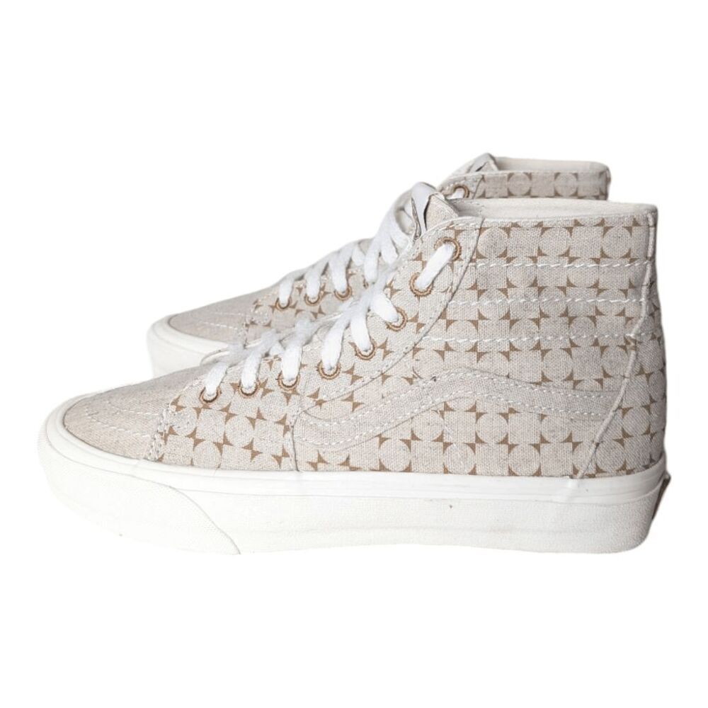 VANS Sk8-Hi Tapered 'Eco Theory/Checkerboard Brown' Sneakers Size M6.5/W8 - Picture 3 of 9